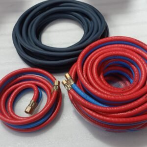 12M and 14M wire flame spray hose kit with gas and air hoses