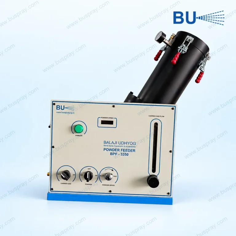 Powder flame spray equipment